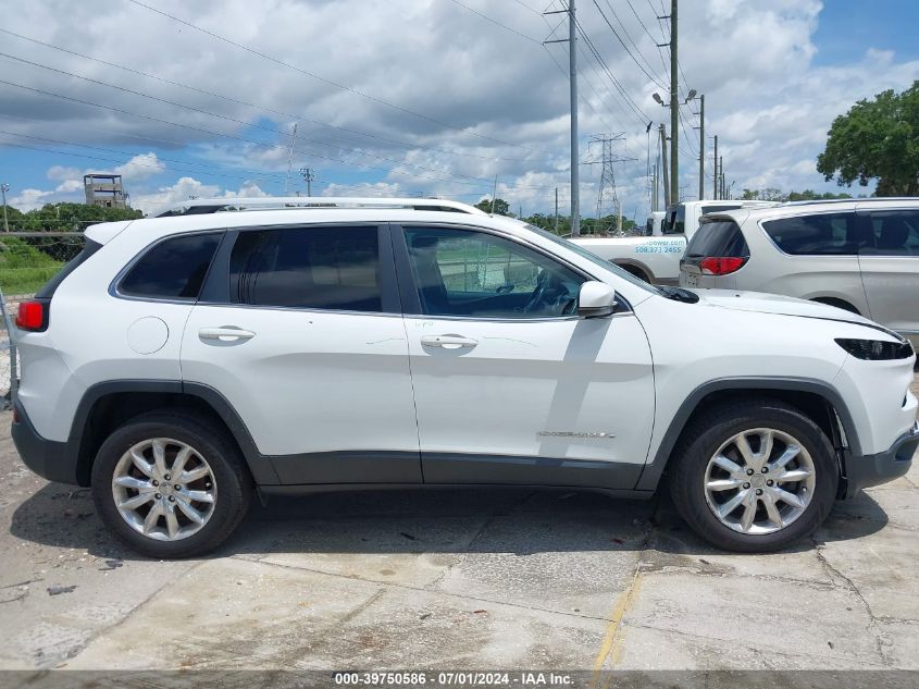 2016 Jeep Cherokee Limited VIN: 1C4PJMDS3GW121479 Lot: 39750586