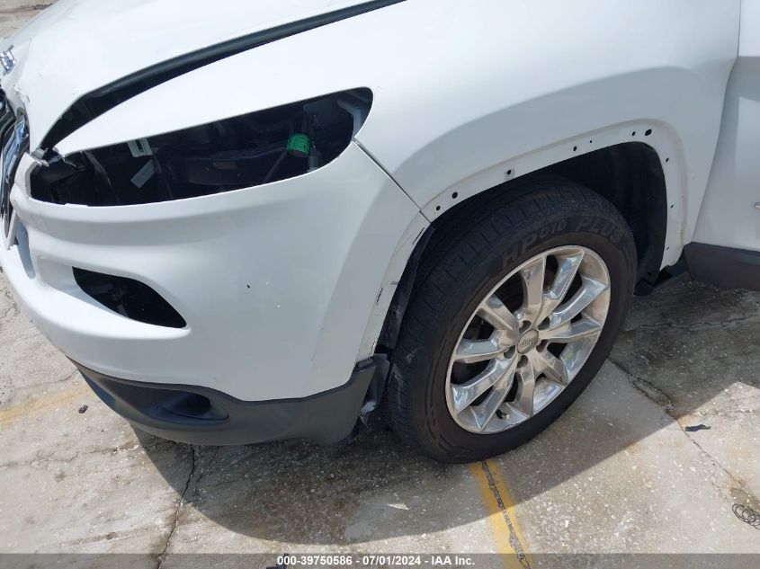 2016 Jeep Cherokee Limited VIN: 1C4PJMDS3GW121479 Lot: 39750586