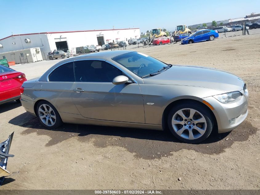 2007 BMW 335I VIN: WBAWL73537PX49438 Lot: 39750603