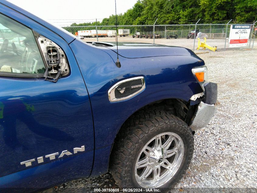 2017 Nissan Titan Sv/Sl/Pro-4X/Plat Res VIN: 1N6AA1E50HN505589 Lot: 39750605