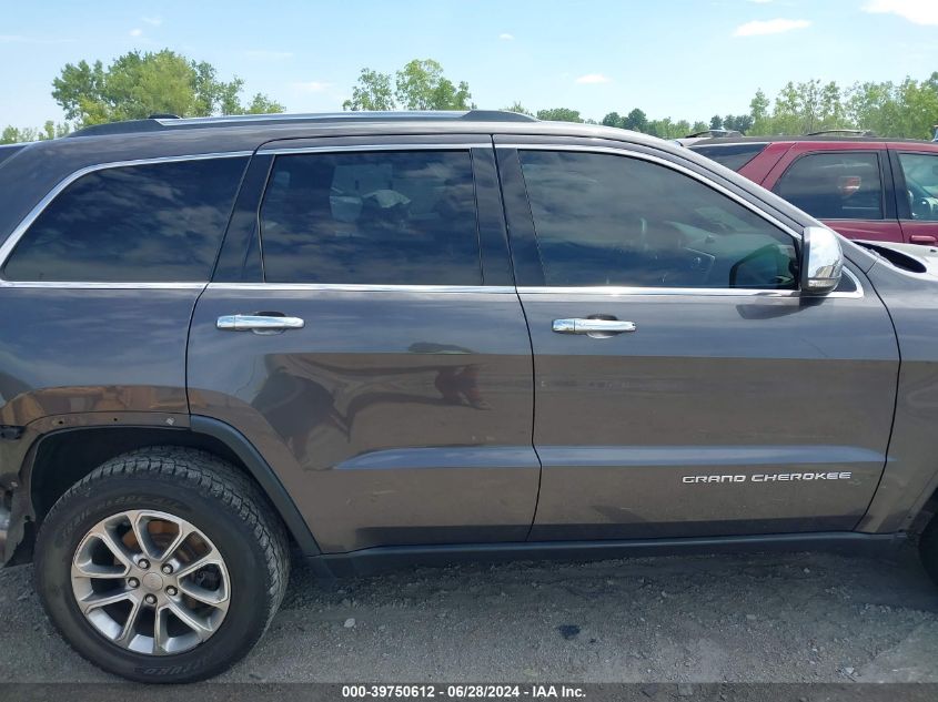 2016 Jeep Grand Cherokee Limited VIN: 1C4RJFBG4GC412268 Lot: 39750612