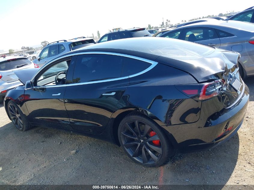 2020 Tesla Model 3 Performance Dual Motor All-Wheel Drive VIN: 5YJ3E1ECXLF796155 Lot: 39750614