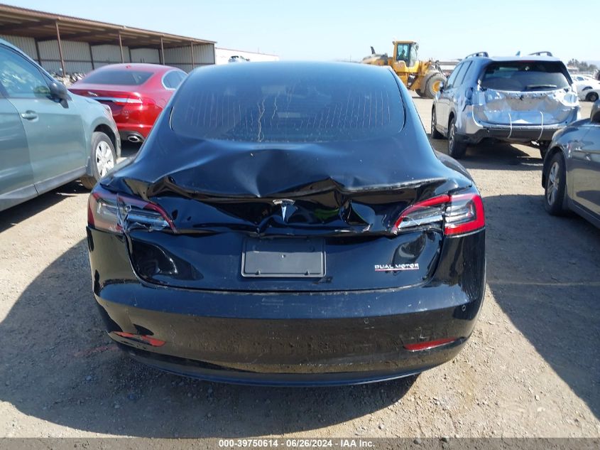 2020 Tesla Model 3 Performance Dual Motor All-Wheel Drive VIN: 5YJ3E1ECXLF796155 Lot: 39750614