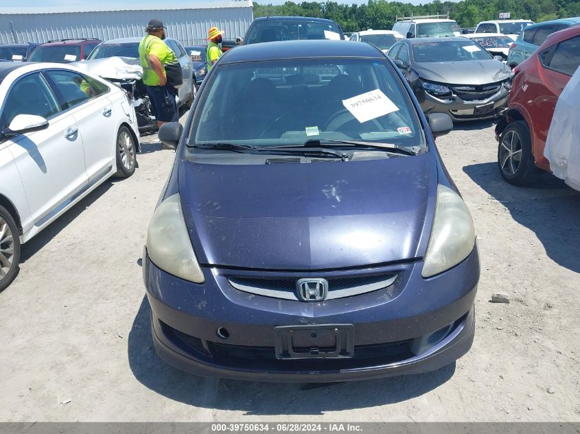 2008 Honda Fit Sport VIN: JHMGD37658S020922 Lot: 39750634