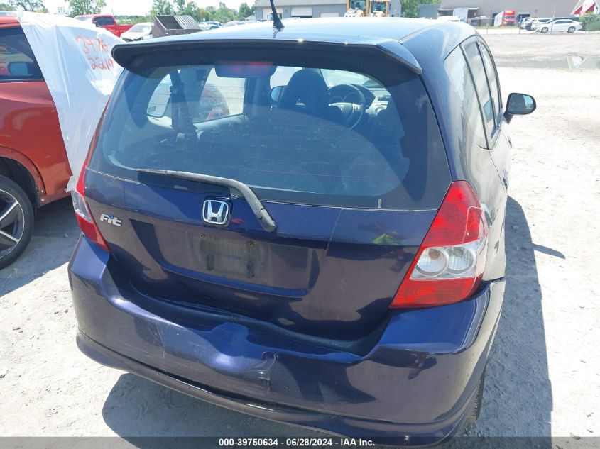 2008 Honda Fit Sport VIN: JHMGD37658S020922 Lot: 39750634