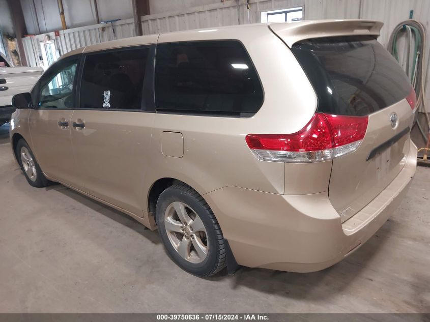 2014 Toyota Sienna L V6 7 Passenger VIN: 5TDZK3DC0ES514233 Lot: 39750636