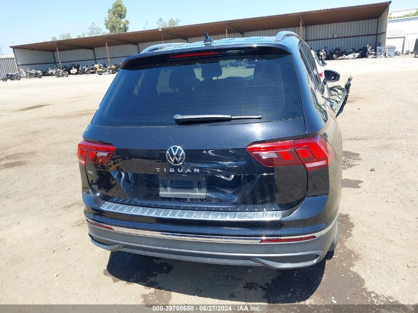 2022 Volkswagen Tiguan 2.0T Se VIN: 3VV3B7AX8NM133946 Lot: 39750650