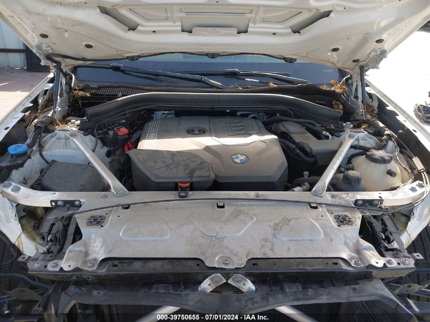 2022 BMW X3 Sdrive30I VIN: 5UX43DP09N9K35911 Lot: 39750655