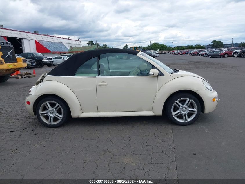 2004 Volkswagen New Beetle Gls 1.8T VIN: 3VWCD31Y24M334649 Lot: 39750689
