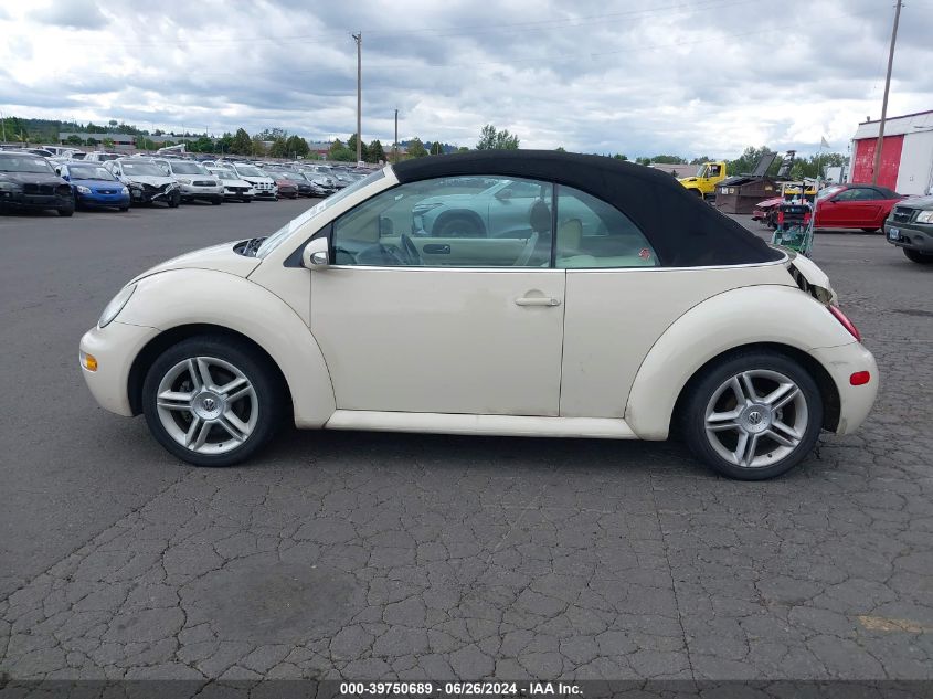 2004 Volkswagen New Beetle Gls 1.8T VIN: 3VWCD31Y24M334649 Lot: 39750689