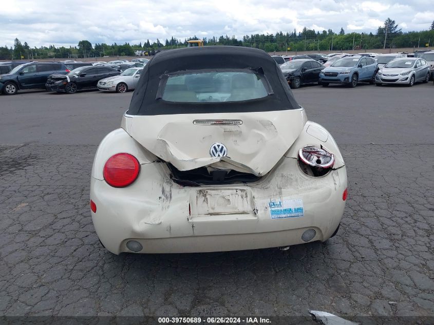 2004 Volkswagen New Beetle Gls 1.8T VIN: 3VWCD31Y24M334649 Lot: 39750689