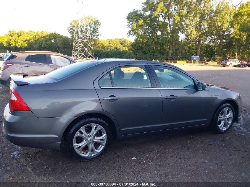 2012 Ford Fusion Se VIN: 3FAHP0HA3CR204376 Lot: 39750694