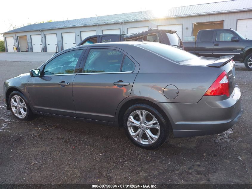 2012 Ford Fusion Se VIN: 3FAHP0HA3CR204376 Lot: 39750694