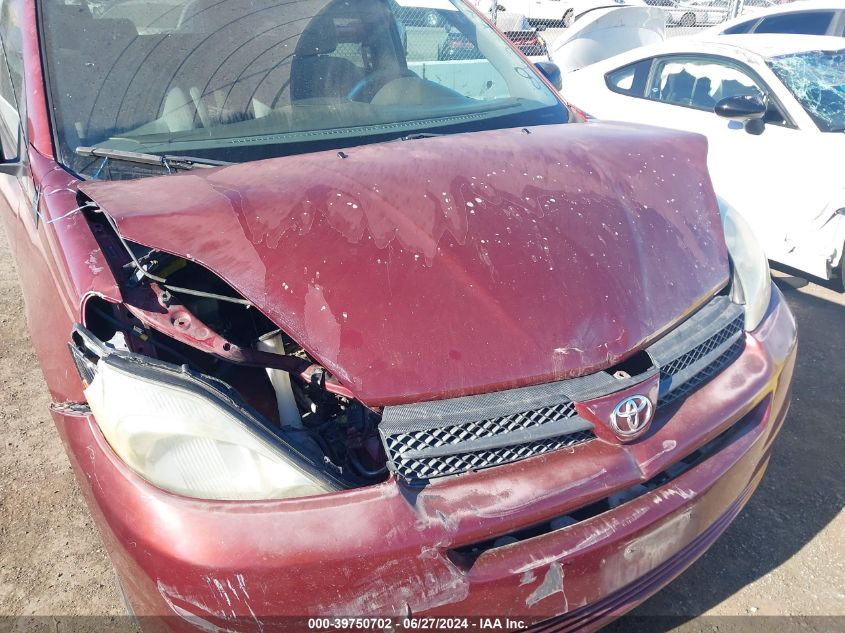 2005 Toyota Sienna Le VIN: 5TDZA23C85S371501 Lot: 39750702