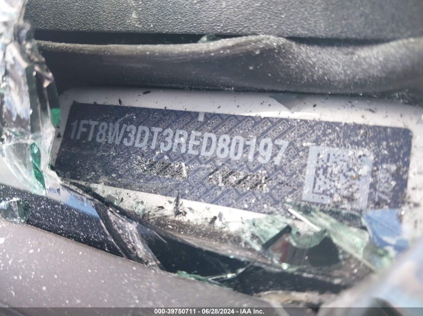 2024 Ford F-350 Xlt VIN: 1FT8W3DT3RED80197 Lot: 39750711