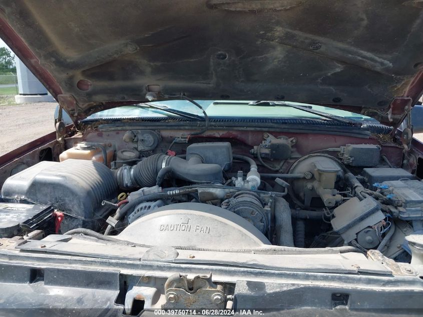 1996 Chevrolet Gmt-400 K1500 VIN: 1GCEK19R4TE250744 Lot: 39750714