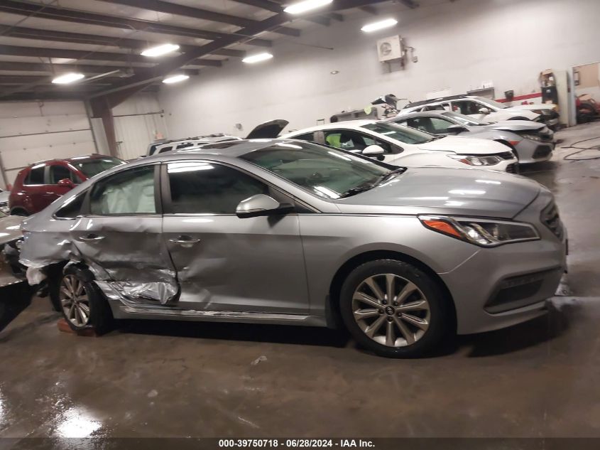 2017 Hyundai Sonata Limited VIN: 5NPE34AF7HH512134 Lot: 39750718