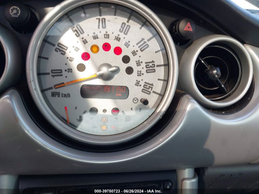 2005 Mini Cooper VIN: WMWRC33555TK60744 Lot: 39750723