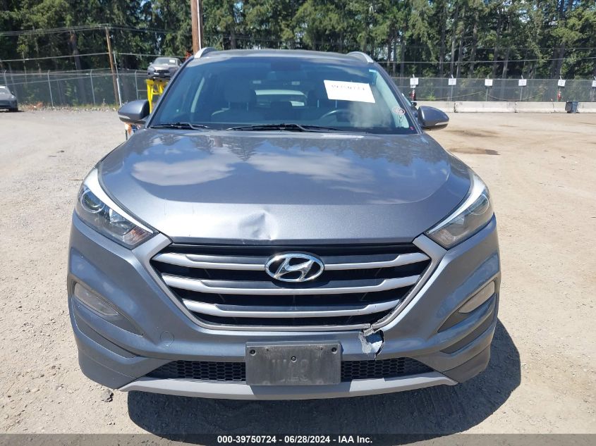 2017 Hyundai Tucson Sport VIN: KM8J3CA28HU455515 Lot: 39750724