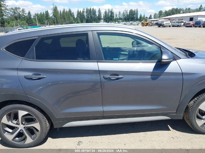 2017 Hyundai Tucson Sport VIN: KM8J3CA28HU455515 Lot: 39750724