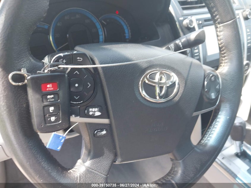 2012 Toyota Camry Hybrid Xle VIN: 4T1BD1FK9CU049315 Lot: 39750735