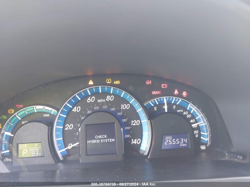 2012 Toyota Camry Hybrid Xle VIN: 4T1BD1FK9CU049315 Lot: 39750735