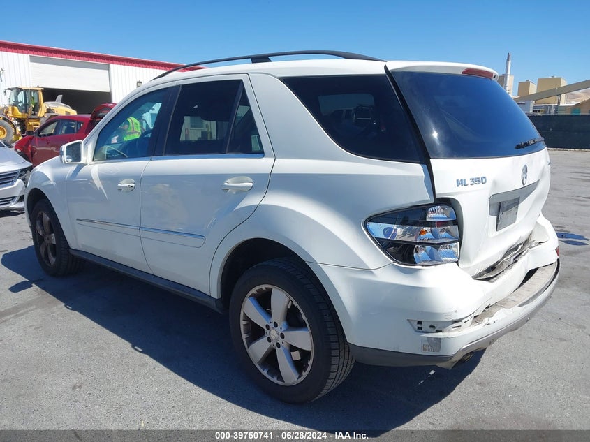 2011 Mercedes-Benz Ml 350 4Matic VIN: 4JGBB8GB4BA651844 Lot: 39750741