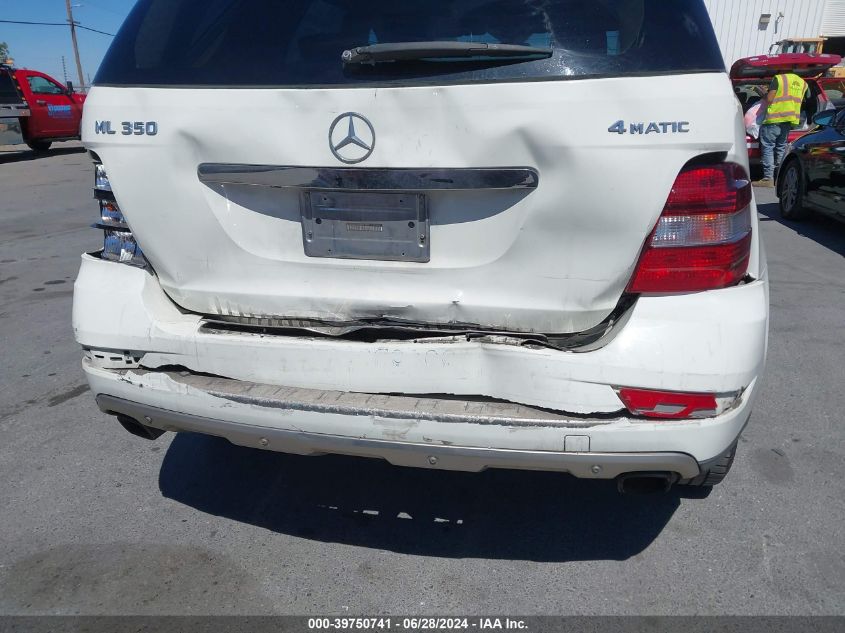 2011 Mercedes-Benz Ml 350 4Matic VIN: 4JGBB8GB4BA651844 Lot: 39750741