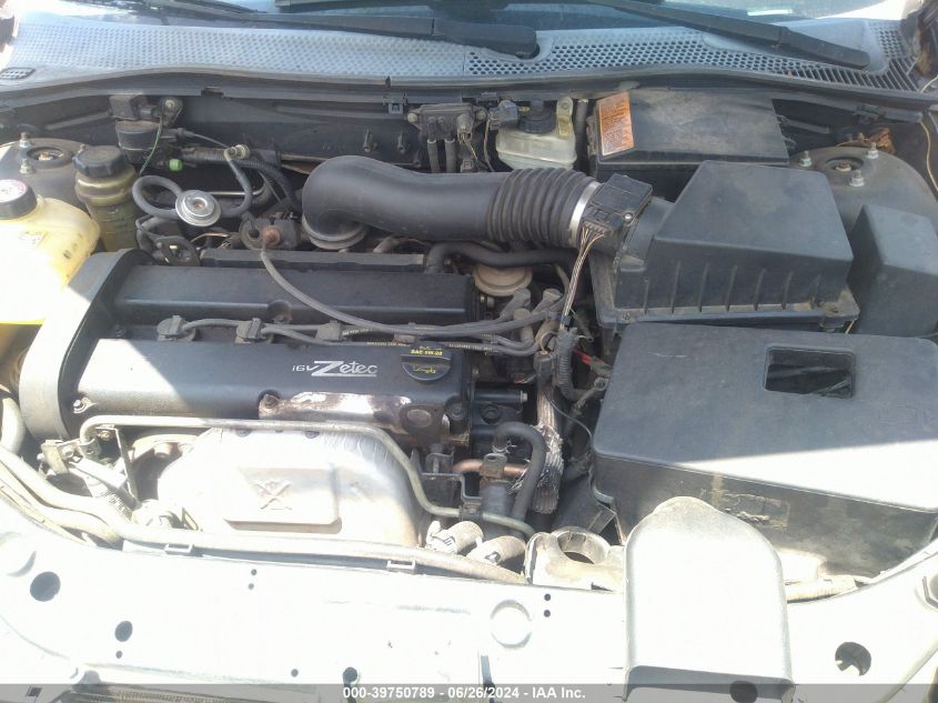 2004 Ford Focus Zx3 VIN: 3FAFP31304R123857 Lot: 39750789