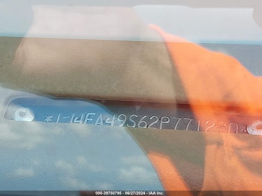 2002 Jeep Wrangler Sport VIN: 1J4FA49S62P771280 Lot: 39750795