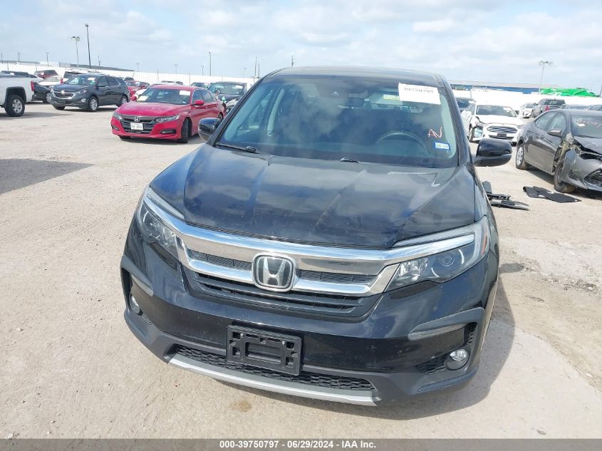 2019 Honda Pilot Ex-L VIN: 5FNYF5H59KB040001 Lot: 39750797