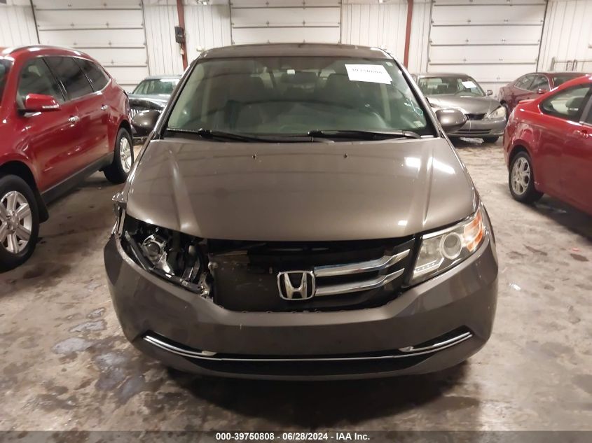 2015 Honda Odyssey Ex-L VIN: 5FNRL5H69FB112942 Lot: 39750808