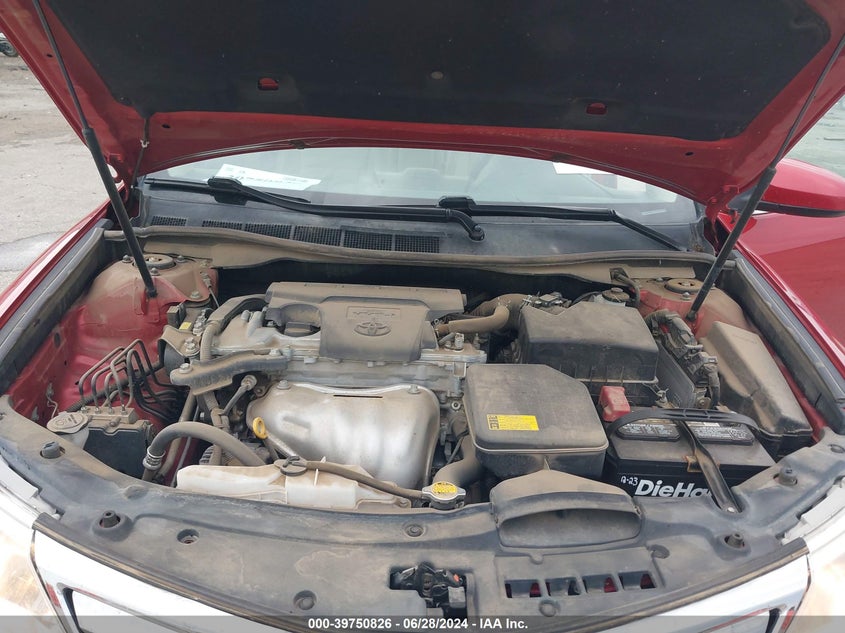 2012 Toyota Camry Se/Le/Xle VIN: 4T4BF1FKXCR231752 Lot: 39750826