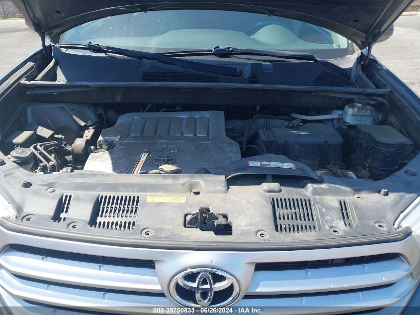 2012 Toyota Highlander Se V6 VIN: 5TDZK3EH6CS066880 Lot: 39750833