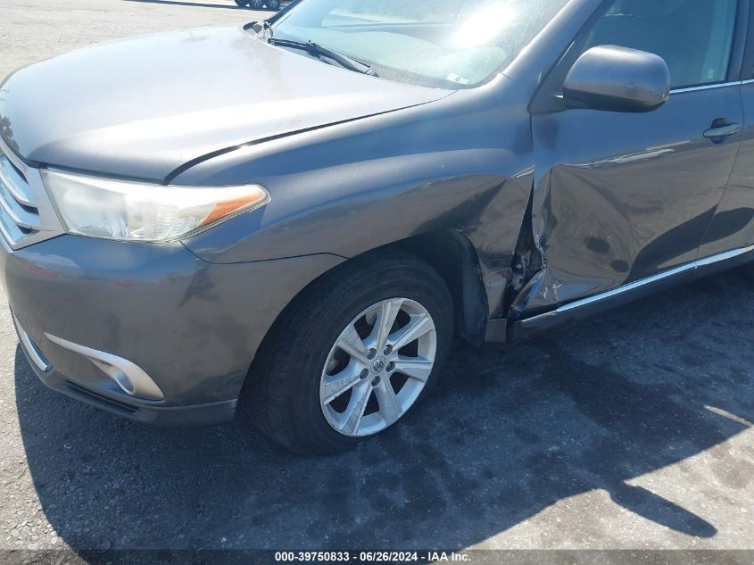 2012 Toyota Highlander Se V6 VIN: 5TDZK3EH6CS066880 Lot: 39750833