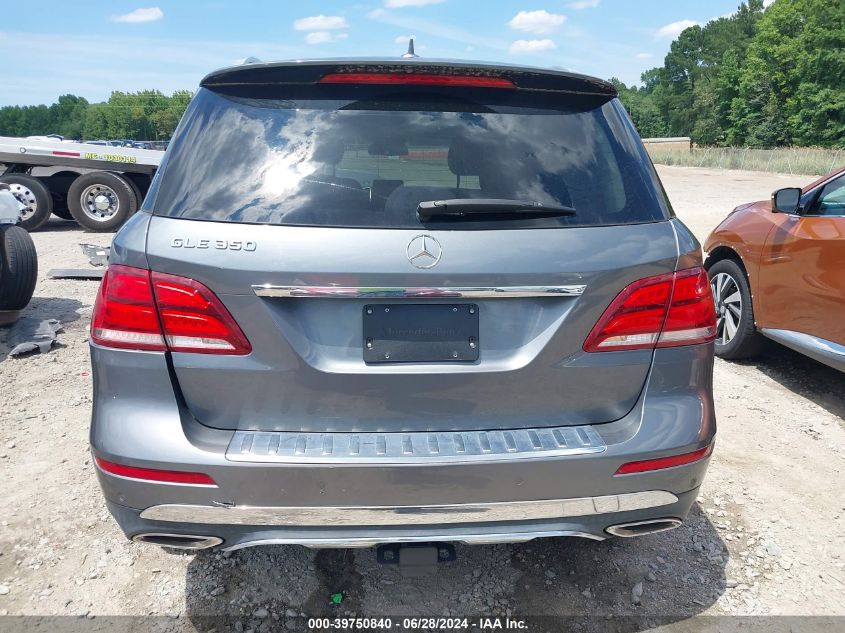 2017 Mercedes-Benz Gle 350 VIN: 4JGDA5JB5HA834178 Lot: 39750840