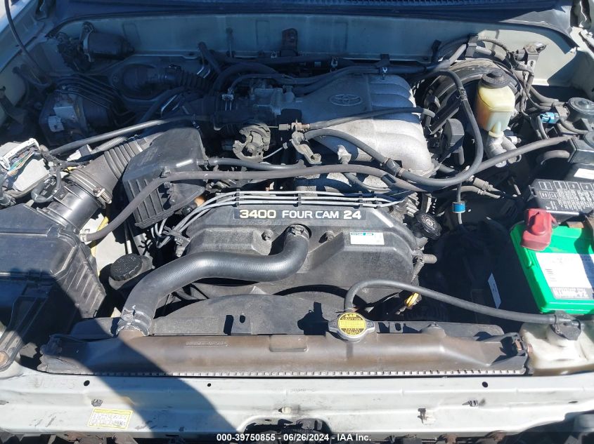 2000 Toyota 4Runner Sr5 V6 VIN: JT3HN86R9Y0314318 Lot: 39750855