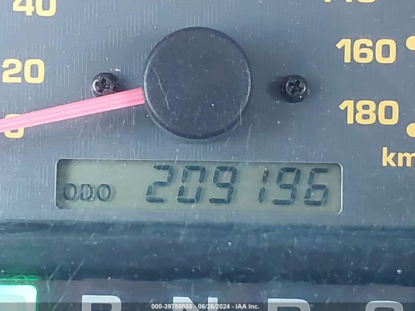 2000 Toyota 4Runner Sr5 V6 VIN: JT3HN86R9Y0314318 Lot: 39750855