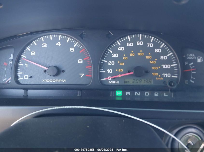 2000 Toyota 4Runner Sr5 V6 VIN: JT3HN86R9Y0314318 Lot: 39750855