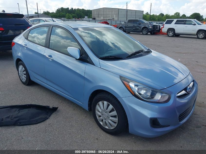 2013 Hyundai Accent Gls VIN: KMHCT4AE7DU452754 Lot: 39750832