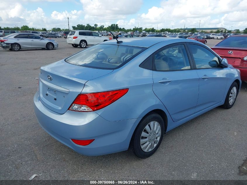 2013 Hyundai Accent Gls VIN: KMHCT4AE7DU452754 Lot: 39750832