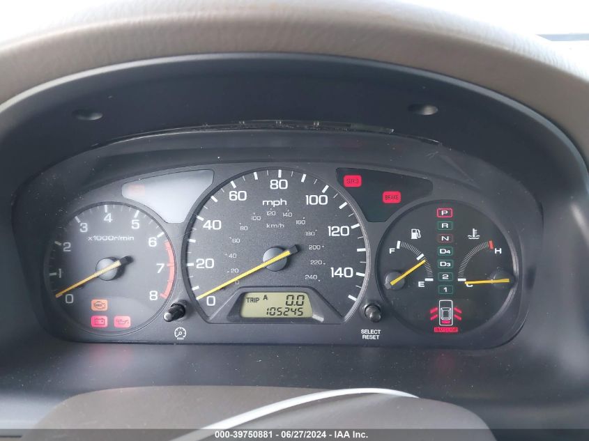 2001 Honda Accord Ex VIN: 1HGCG16561A008456 Lot: 39750881