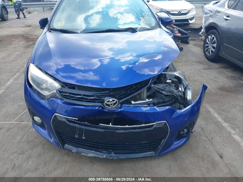 2014 Toyota Corolla S Plus VIN: 2T1BURHEXEC222012 Lot: 39750885