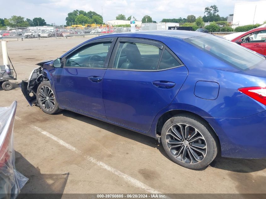 2014 Toyota Corolla S Plus VIN: 2T1BURHEXEC222012 Lot: 39750885