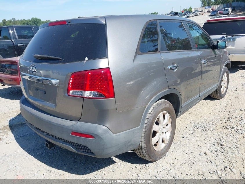 2011 Kia Sorento Lx VIN: 5XYKT3A13BG007630 Lot: 39750897