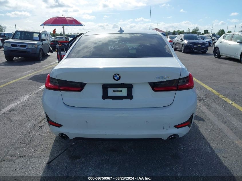 2020 BMW 330I VIN: 3MW5R1J0XL8B24624 Lot: 39750967