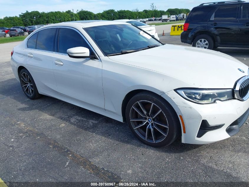 2020 BMW 330I VIN: 3MW5R1J0XL8B24624 Lot: 39750967