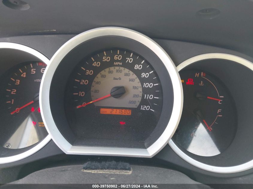 2006 Toyota Tacoma Access Cab VIN: 5TETX22N16Z267024 Lot: 39750982