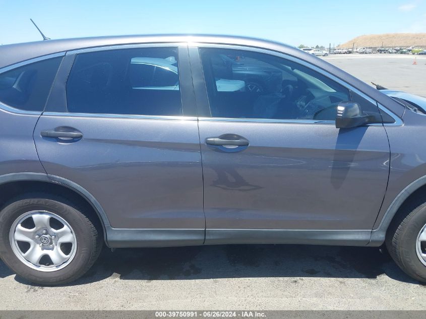 2015 Honda Cr-V Lx VIN: 5J6RM4H32FL027977 Lot: 39750991