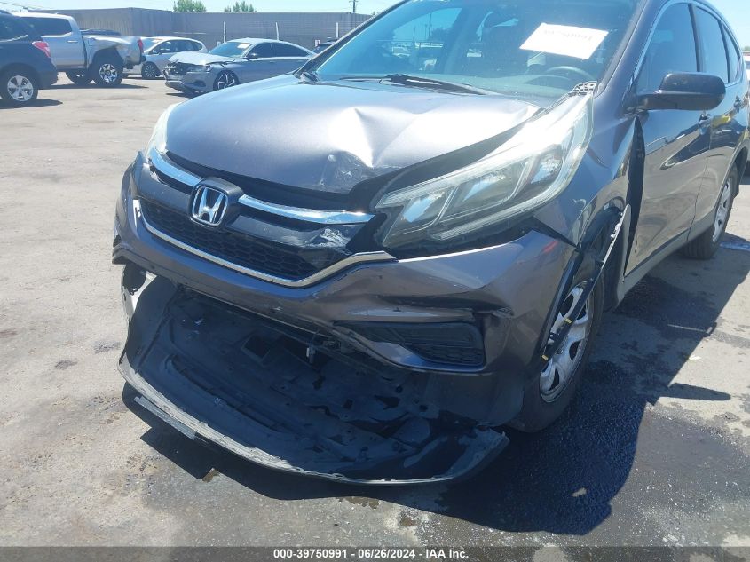 2015 Honda Cr-V Lx VIN: 5J6RM4H32FL027977 Lot: 39750991
